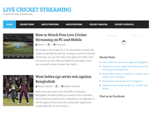 Tablet Screenshot of livecricketstreaming.net